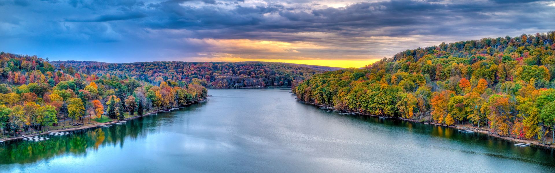 Deep Creek Lake fall