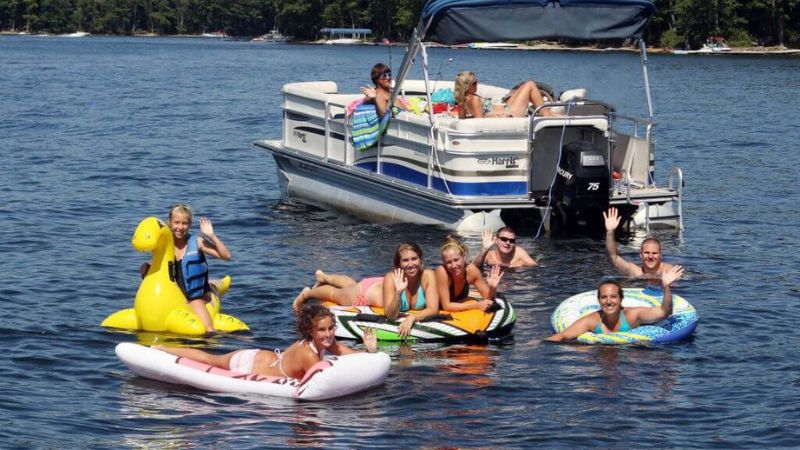 boats on Deep Creek Lake
